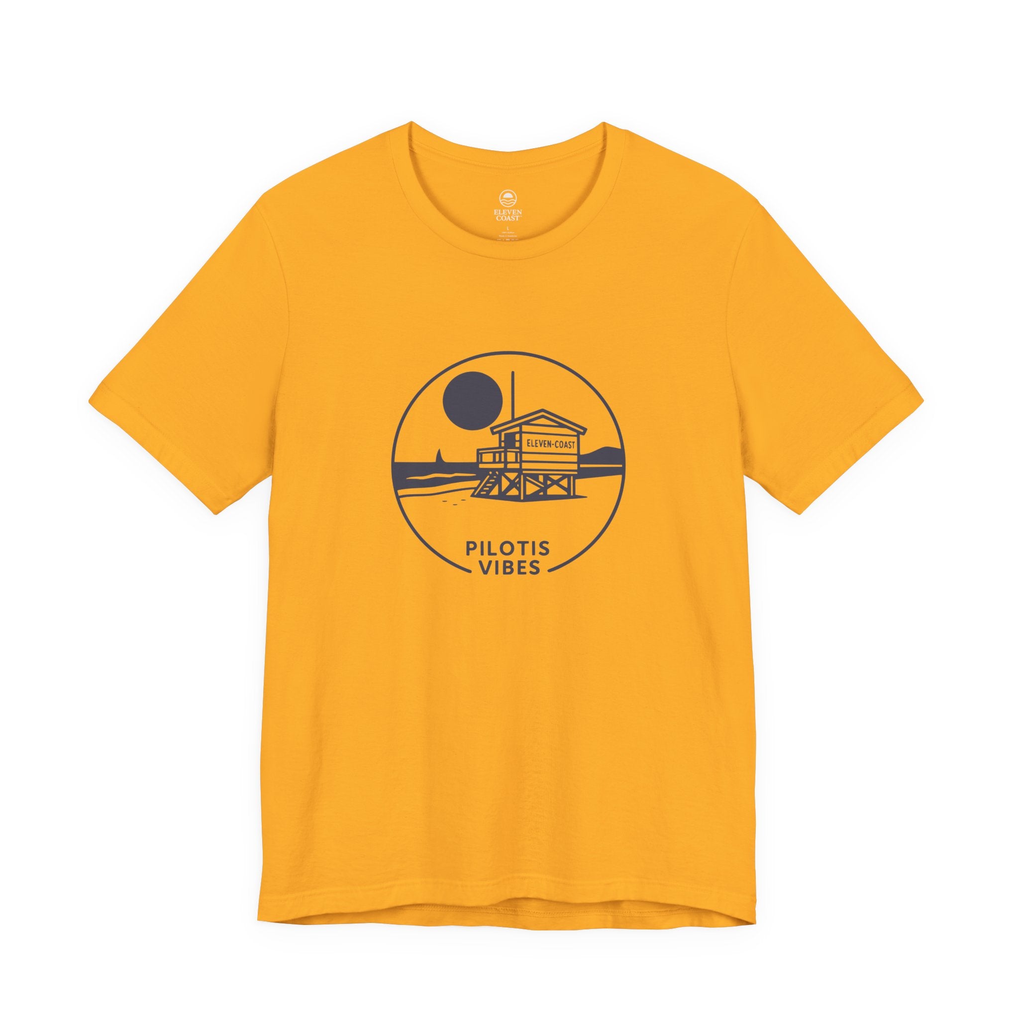 Navy Lifeguard Hut T-Shirt Men Pilotis Vibes 