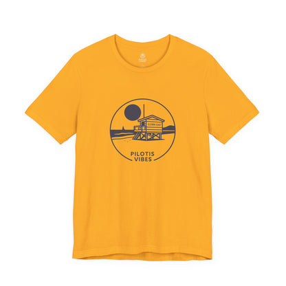 Navy Lifeguard Hut T-Shirt Men Pilotis Vibes 