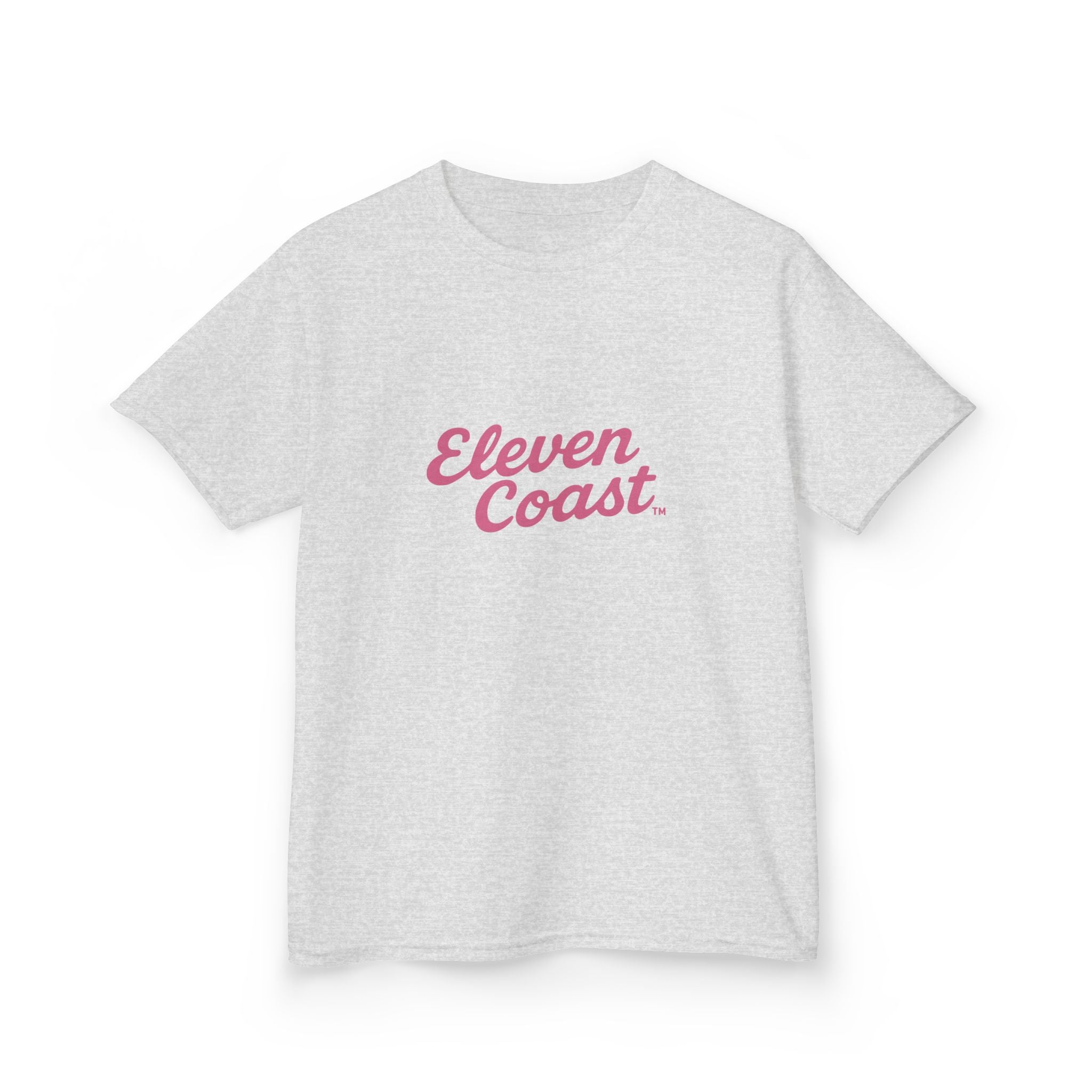 Kids Pink Script Shirt Signature Tee #en:color_ash,fr:couleur_cendre
