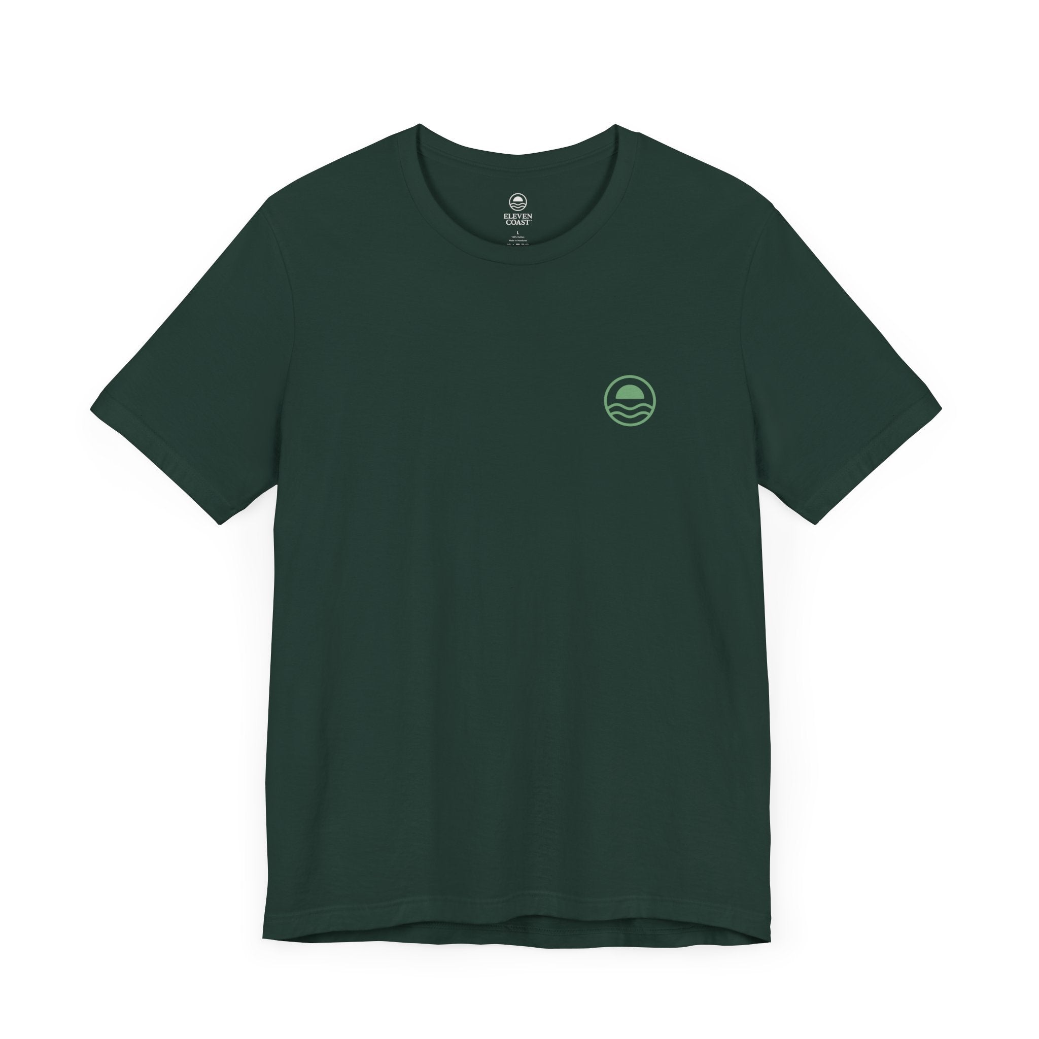 T Shirt For Men Fashion Floral Design Green 