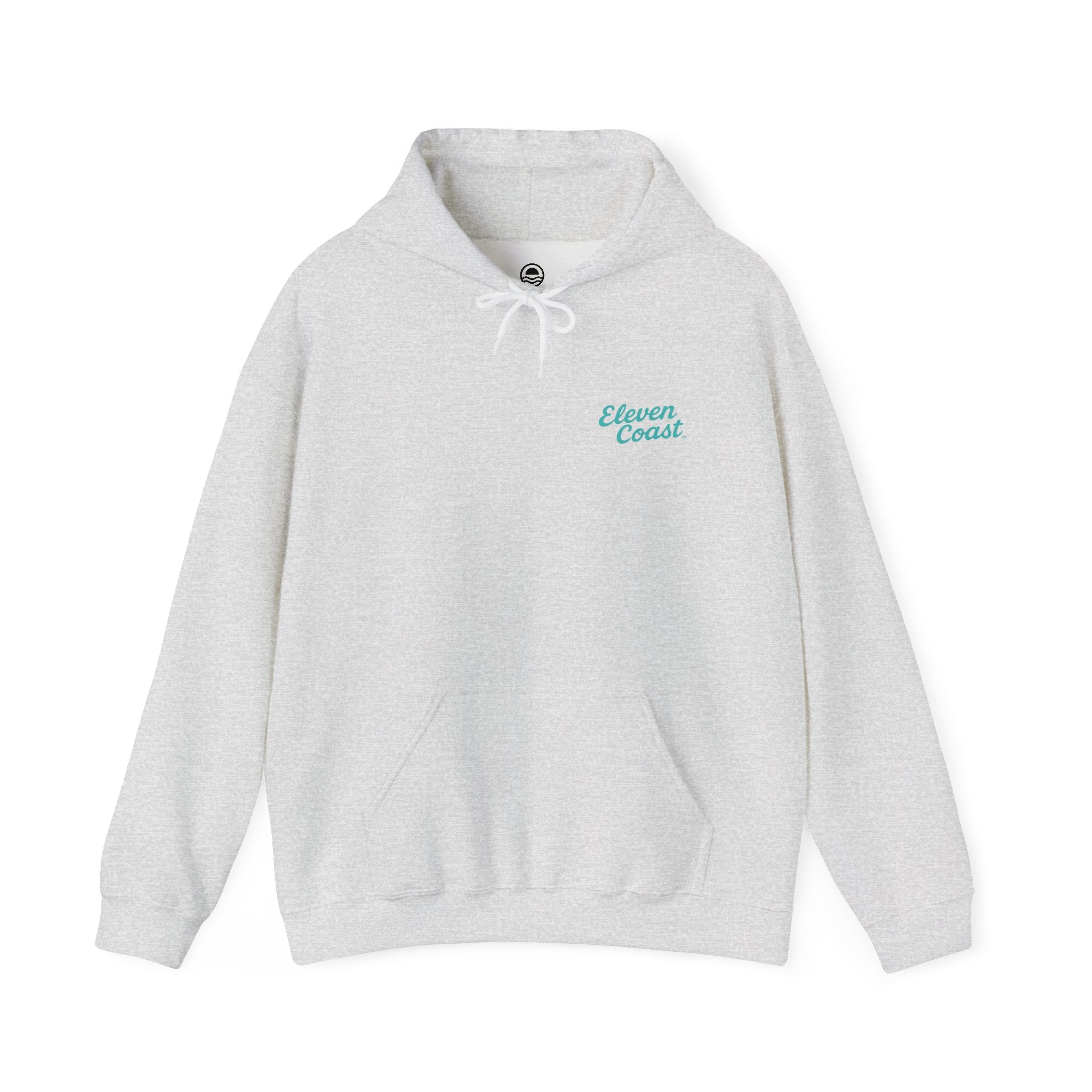 Men's Seagull Silhouette Mint Hoodie #en:color_ash,fr:couleur_cendre