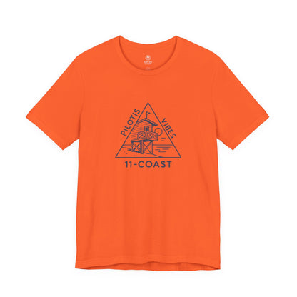 Pilotis Vibes Women Navy T-Shirt Badge 