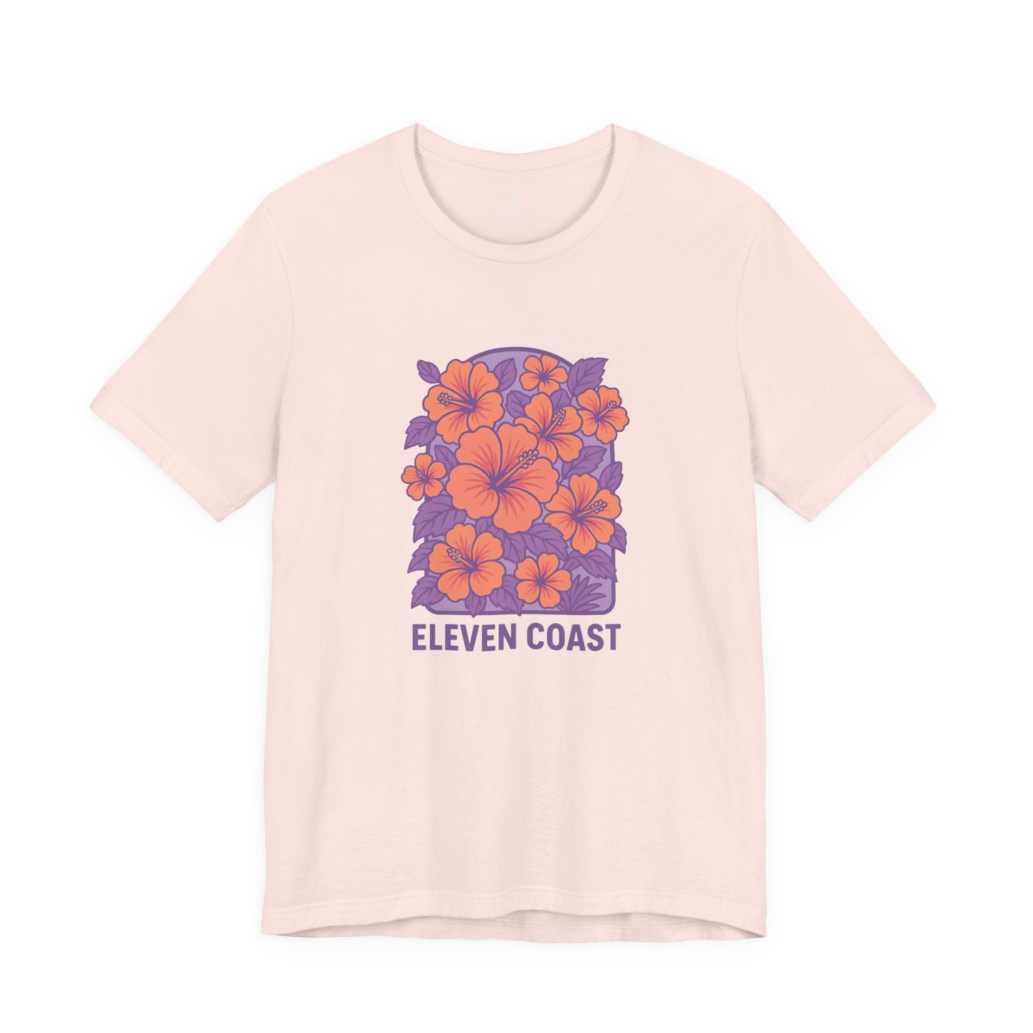 Lavender Floral T-Shirt For Women #en:color_soft-pink,fr:couleur_rose-doux