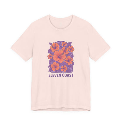 Lavender Floral T-Shirt For Women 