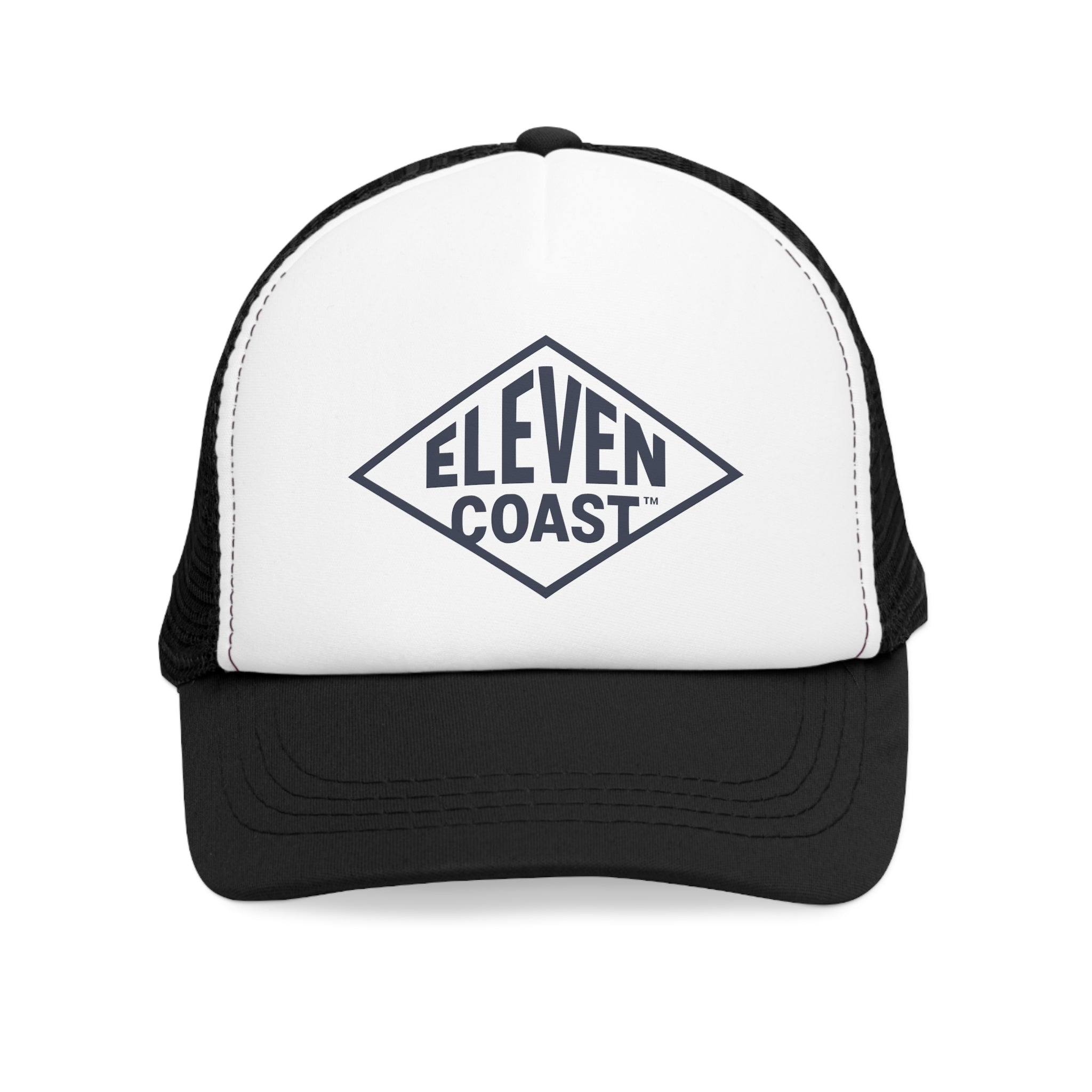 Navy Geometric Logo Cap For Men #en:color_black,fr:couleur_noir