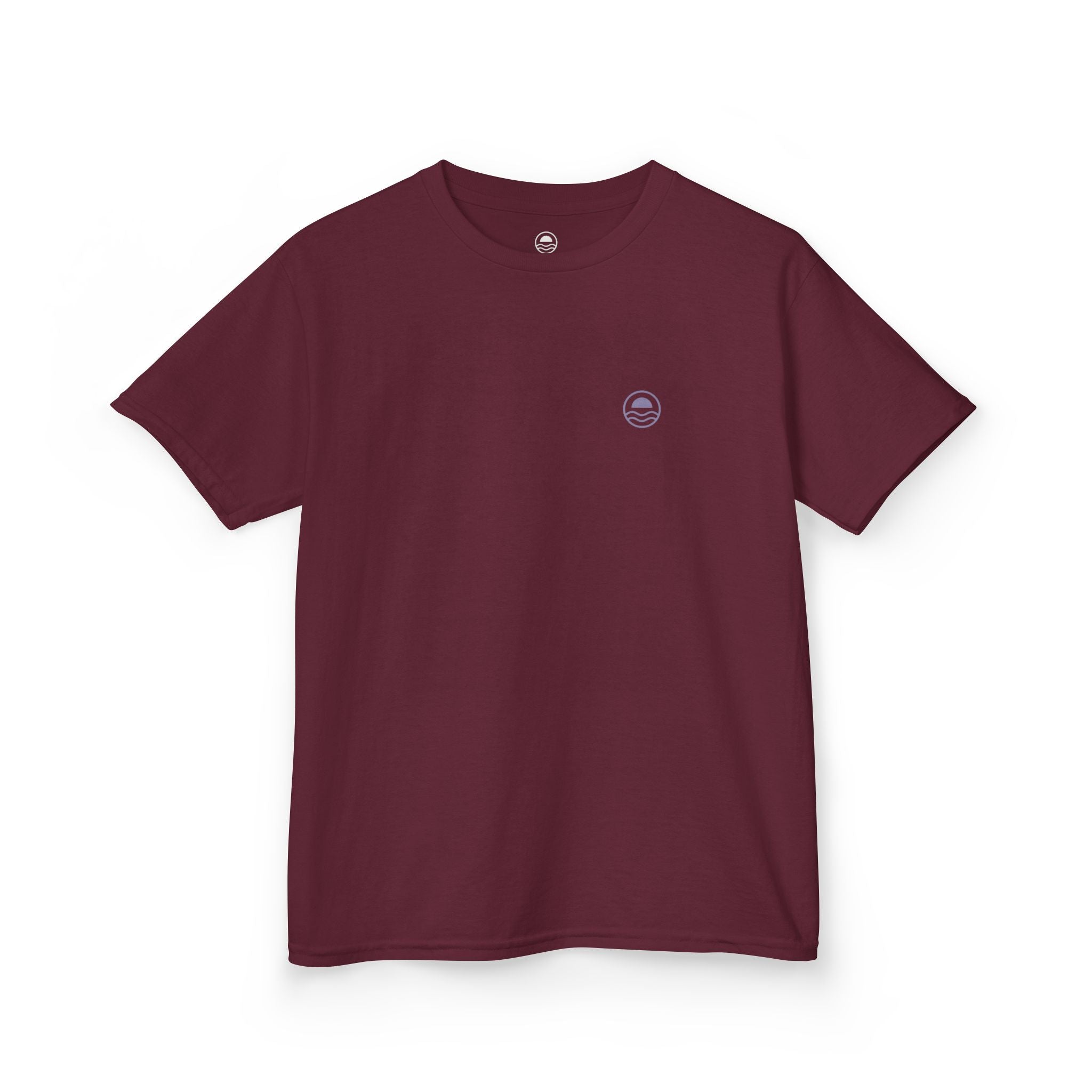 Kids Tropical Hibiscus Tee Lavender #en:color_maroon,fr:couleur_bordeaux