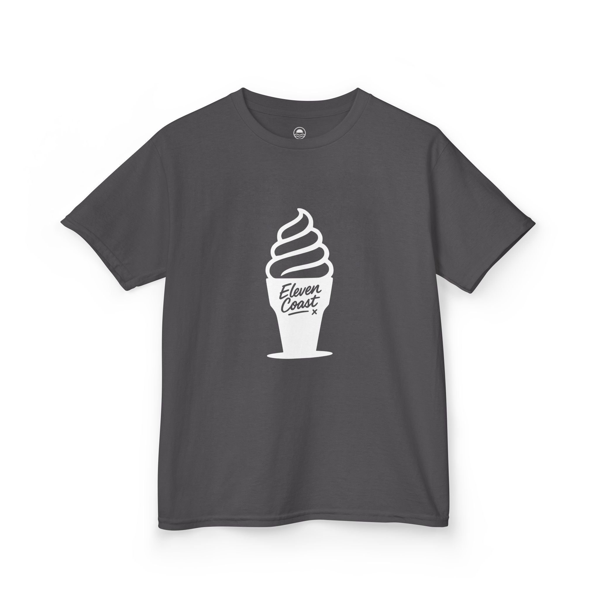 Kids Soft-Serve Ice Cream Tee White 