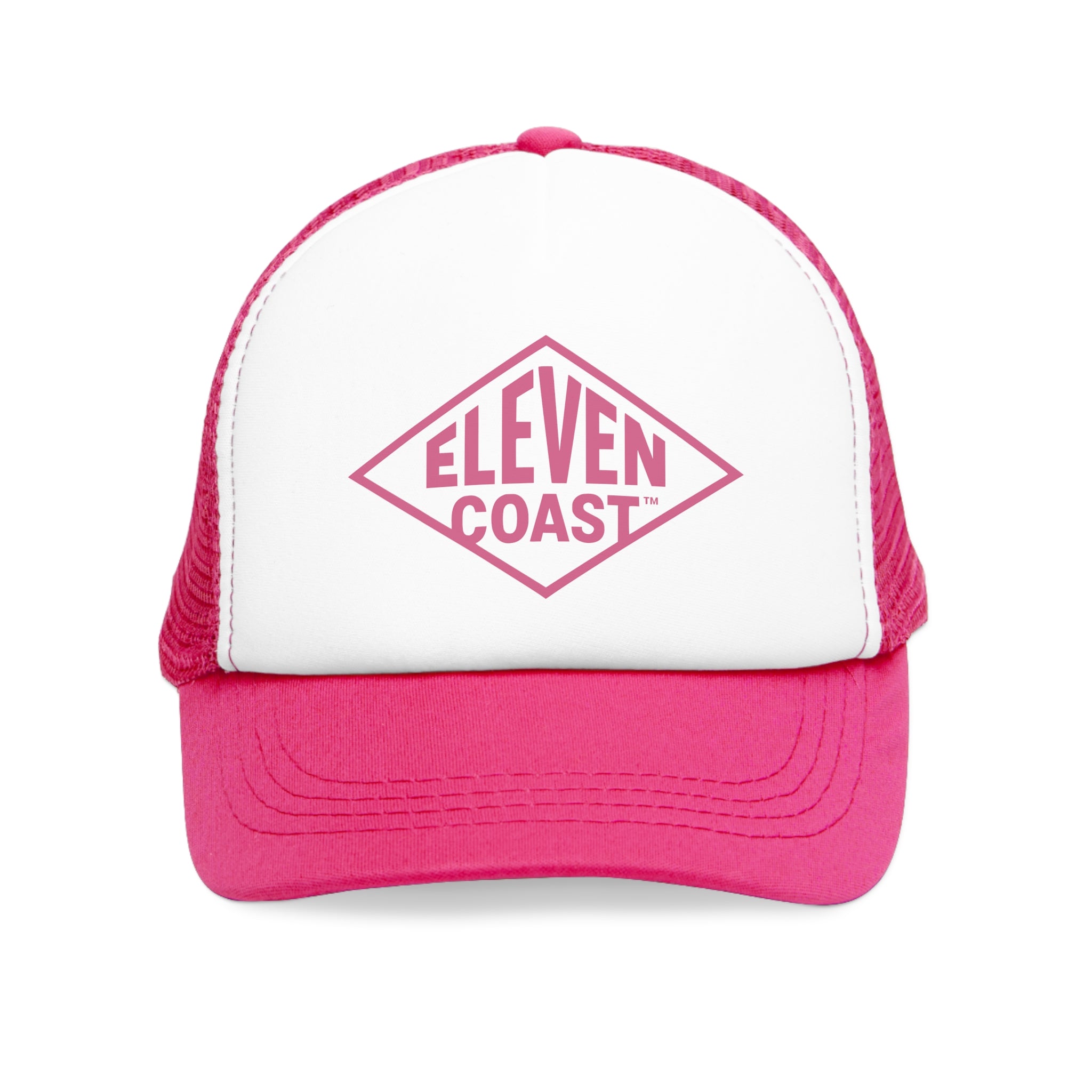 Bold Geometric Logo Caps For Women #en:color_pink,fr:couleur_rose