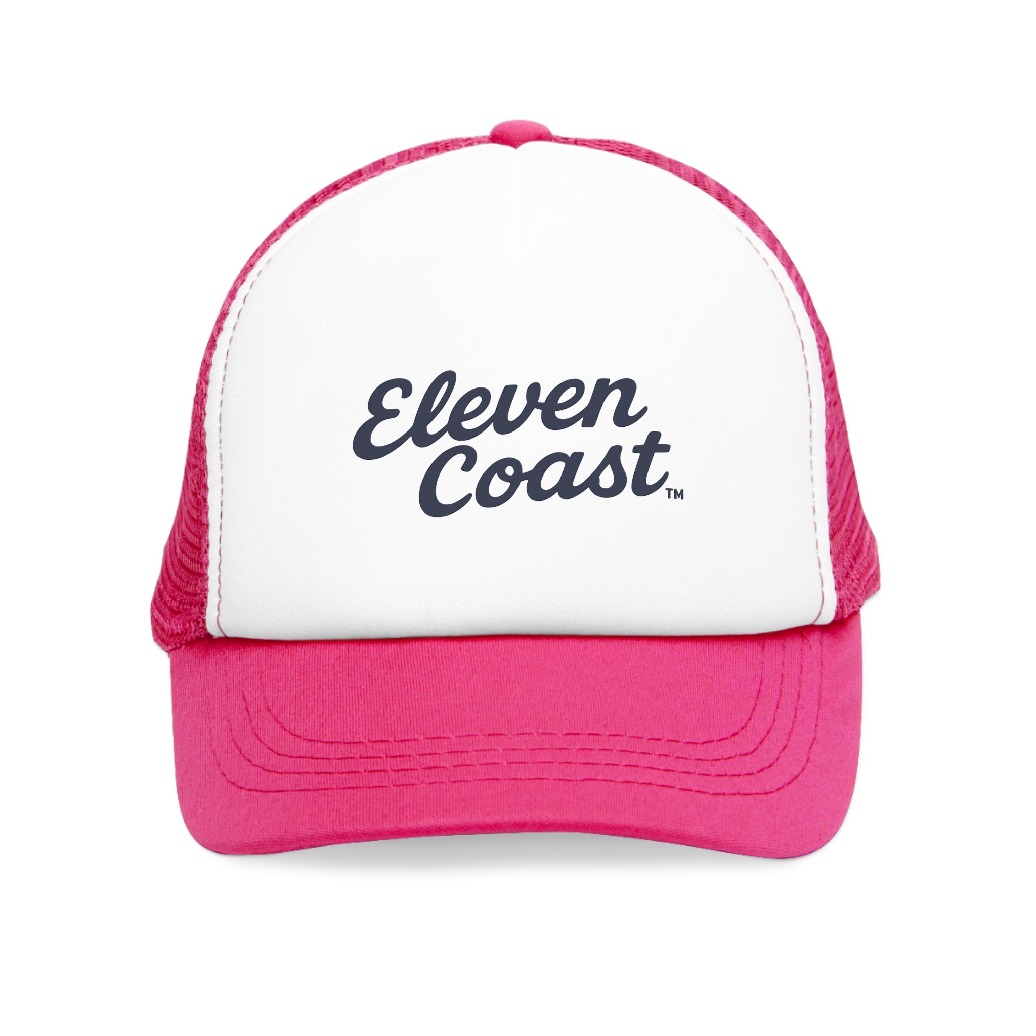 Navy Script Caps Women Adjustable Strap #en:color_pink,fr:couleur_rose