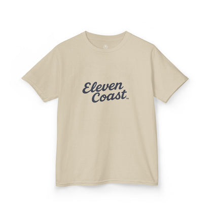 Kids Navy Script Logo Tee 
