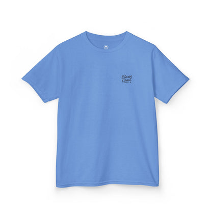 Kids Palm Tree Badge Tee Navy 