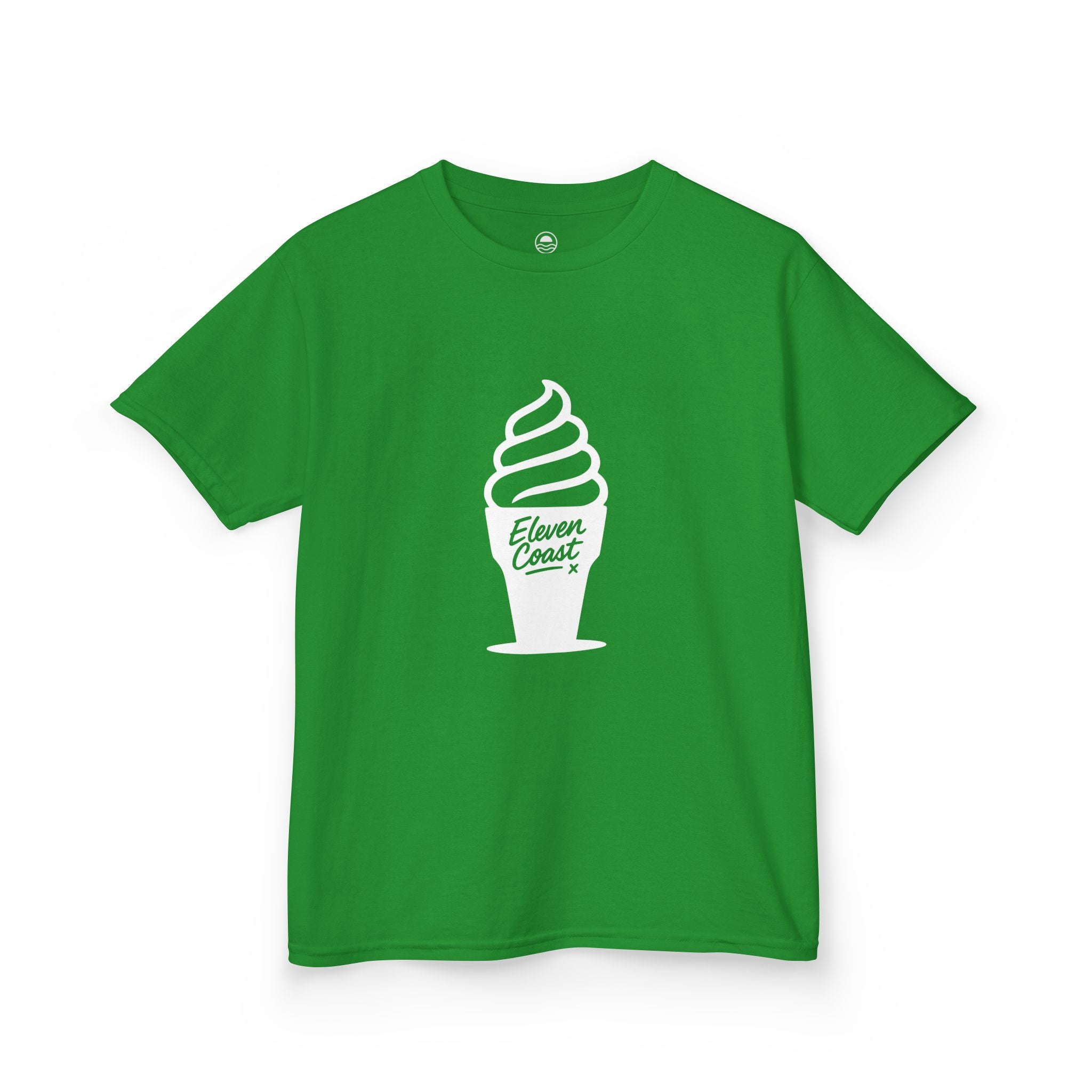 Kids Soft-Serve Ice Cream Tee White #en:color_irish-green,fr:couleur_vert-irlandais