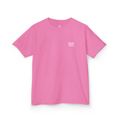 Kids Geometric Beach Huts Tee White 
