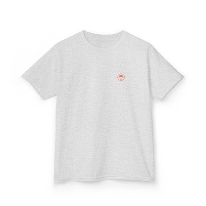 Kids Floral Tee Orange Hibiscus Design 