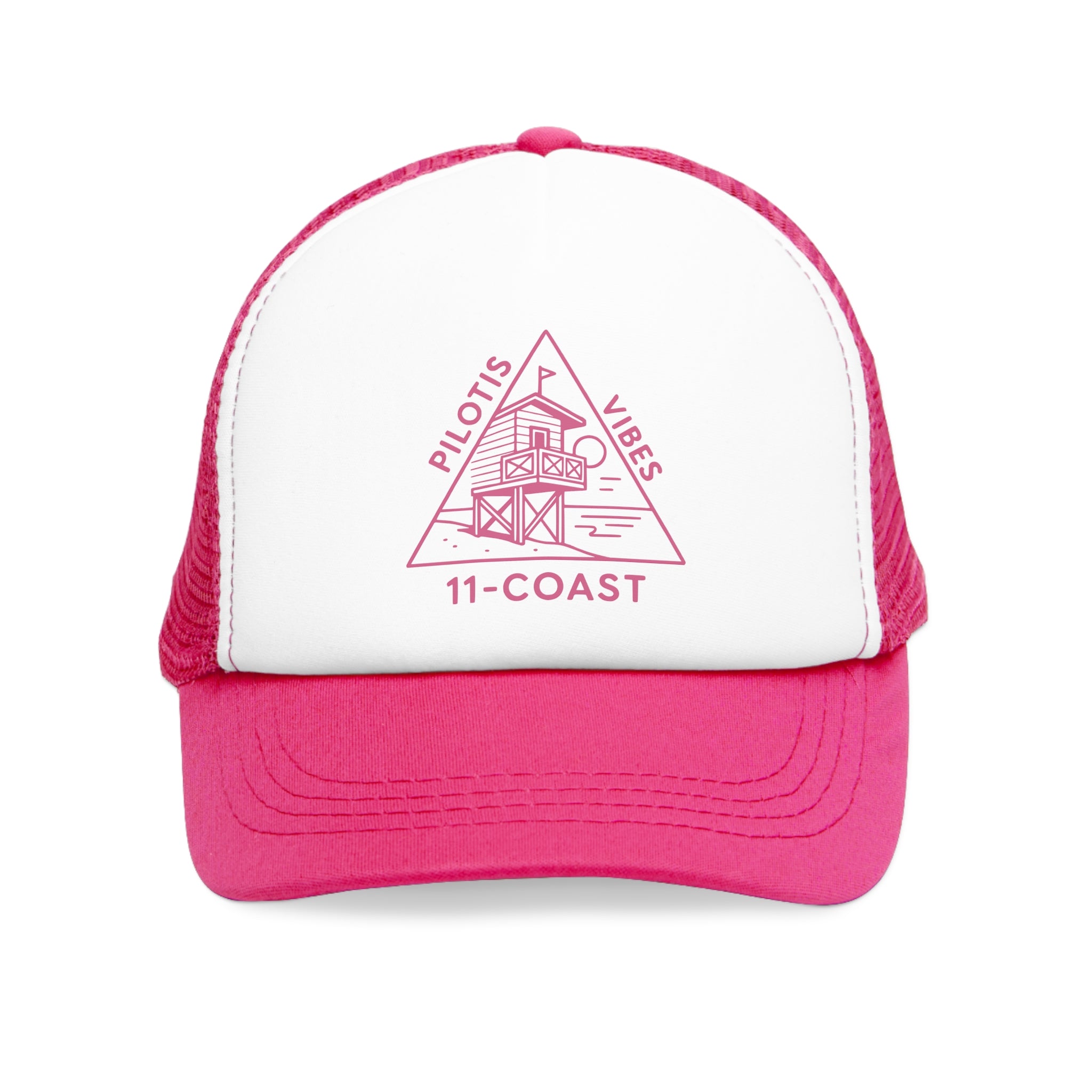 Men's Pilotis Vibes Badge Cap Pink #en:color_pink,fr:couleur_rose