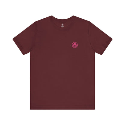 Men’s Hibiscus Floral T-Shirt Pink 