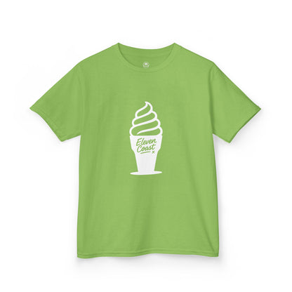 Kids Soft-Serve Ice Cream Tee White 