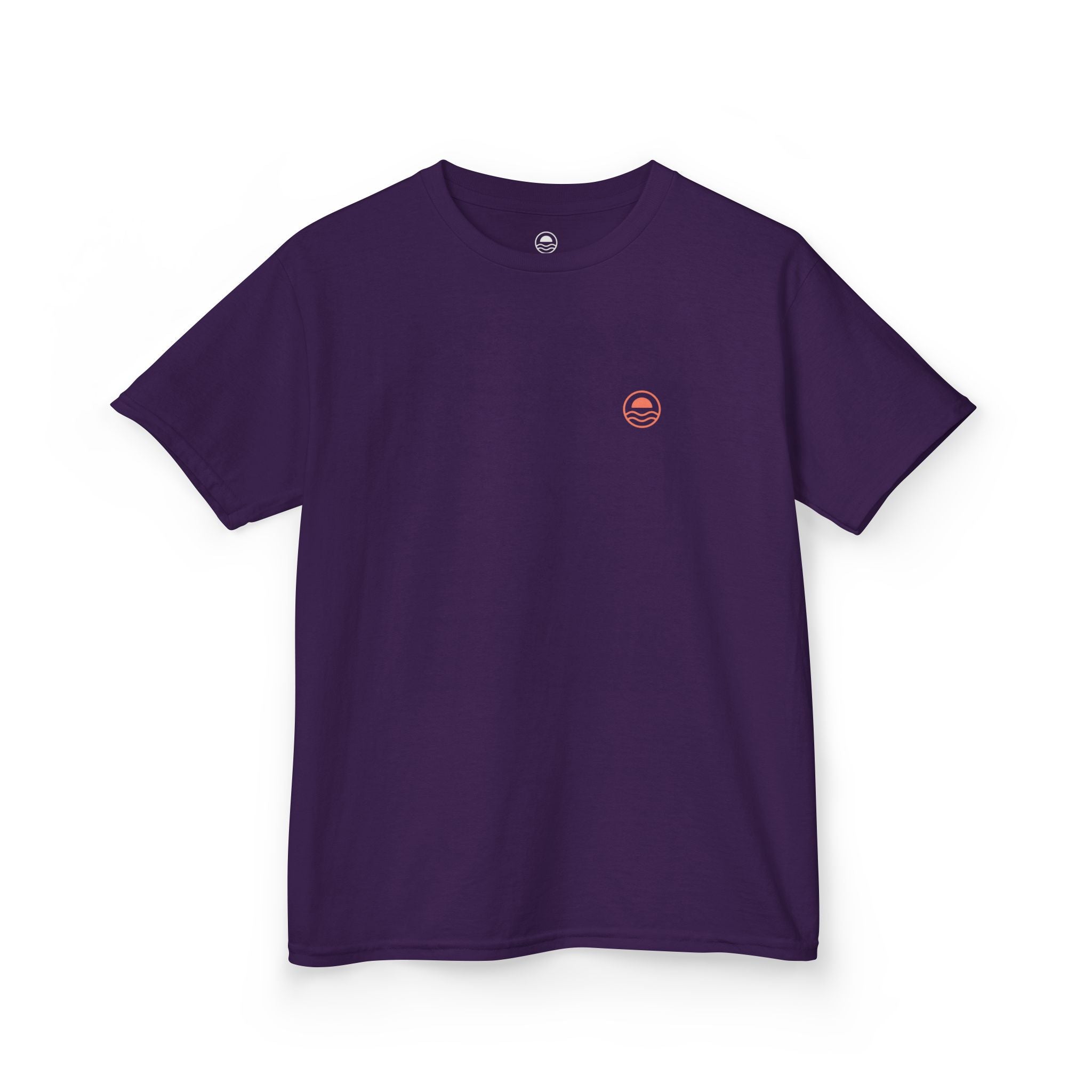 Kids Floral Tee Orange Hibiscus Design 