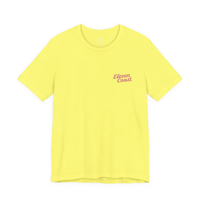 Pink Surfboard Graphic T-Shirt Women 