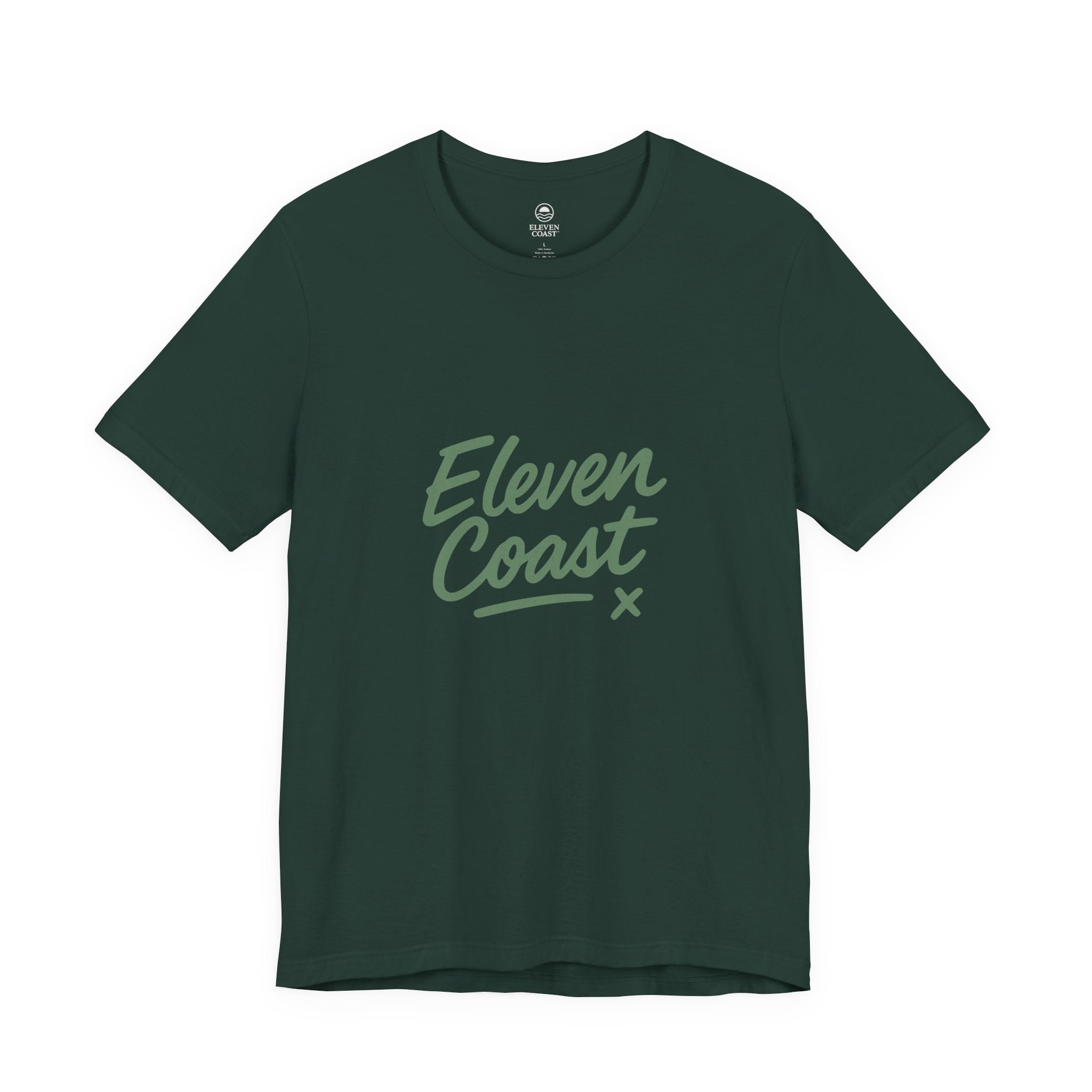 Men’s Cactus Green Logo T-Shirt #en:color_forest,fr:couleur_foret