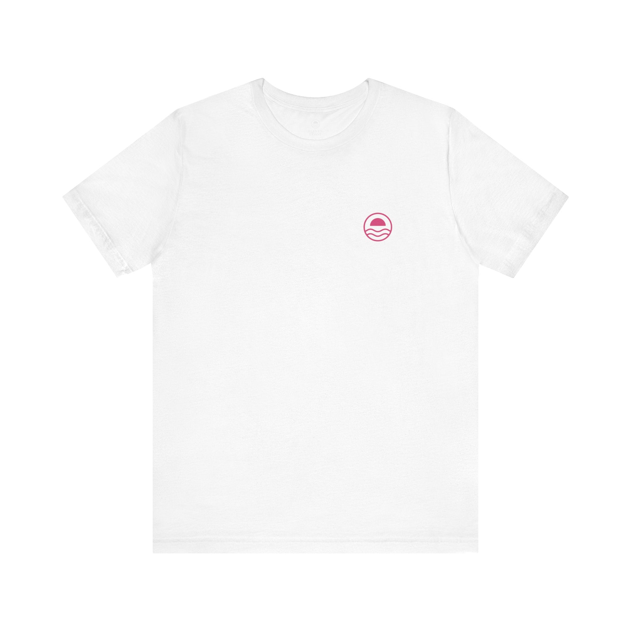 Men’s Hibiscus Floral T-Shirt Pink #en:color_white,fr:couleur_blanc