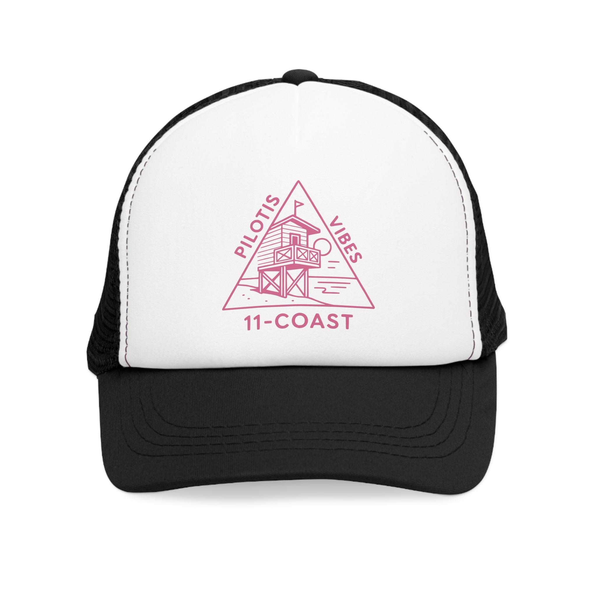 Men's Pilotis Vibes Badge Cap Pink #en:color_black,fr:couleur_noir