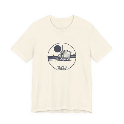 Navy Lifeguard Hut T-Shirt Men Pilotis Vibes 