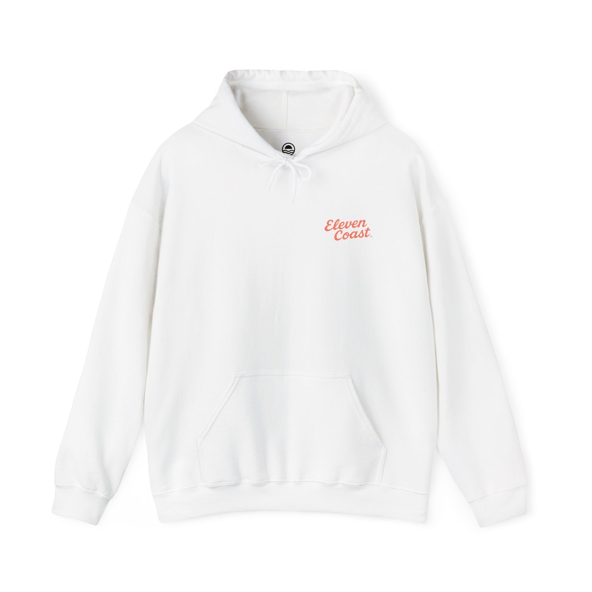 Orange Surfboard Hoodie Women Warm Comfort 