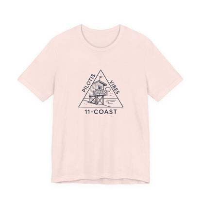 Pilotis Vibes Women Navy T-Shirt Badge 