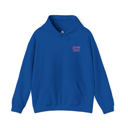 Men's Pink Badge Hoodie Farniente Club 