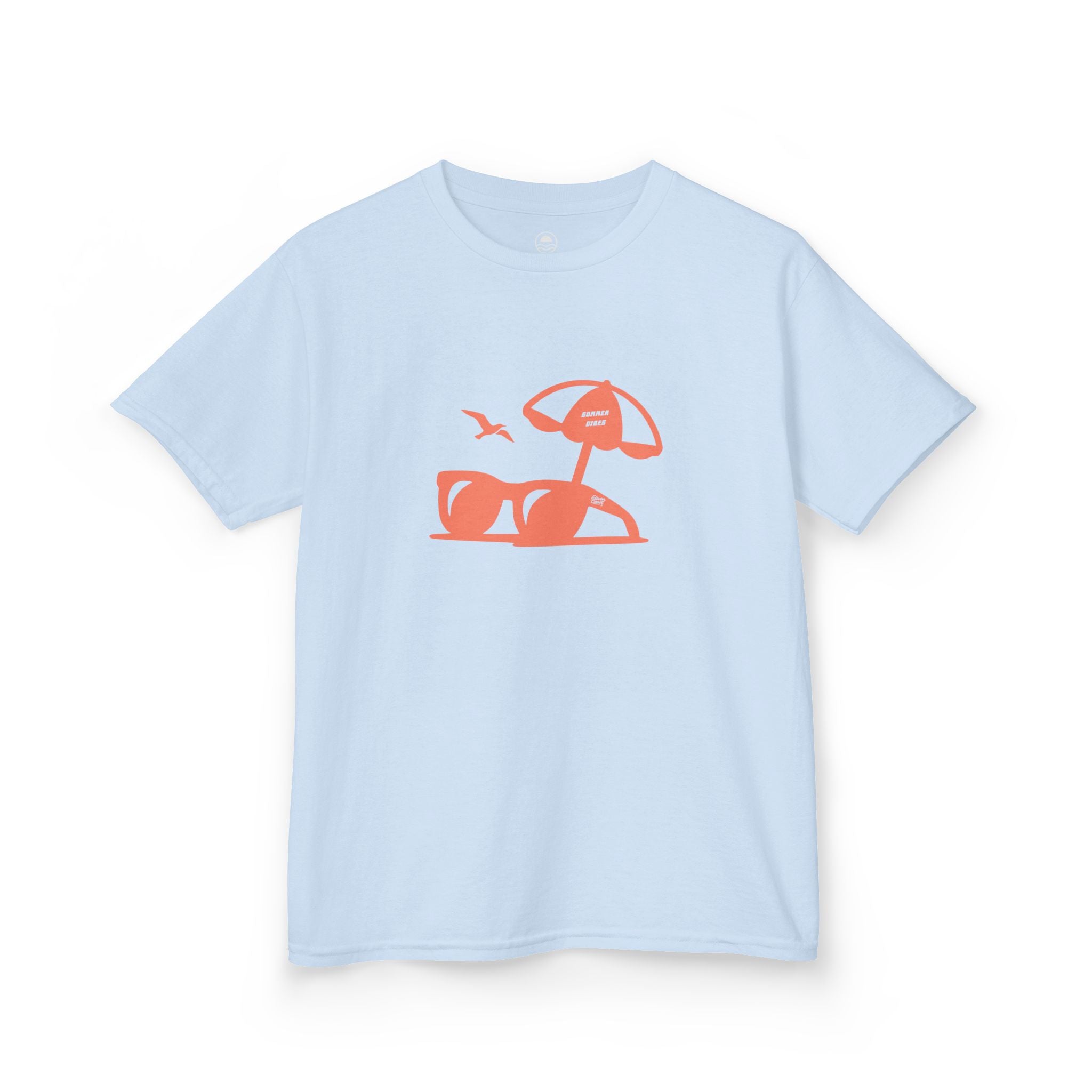 Kids Summer Tee With Sunglasses Silhouette 