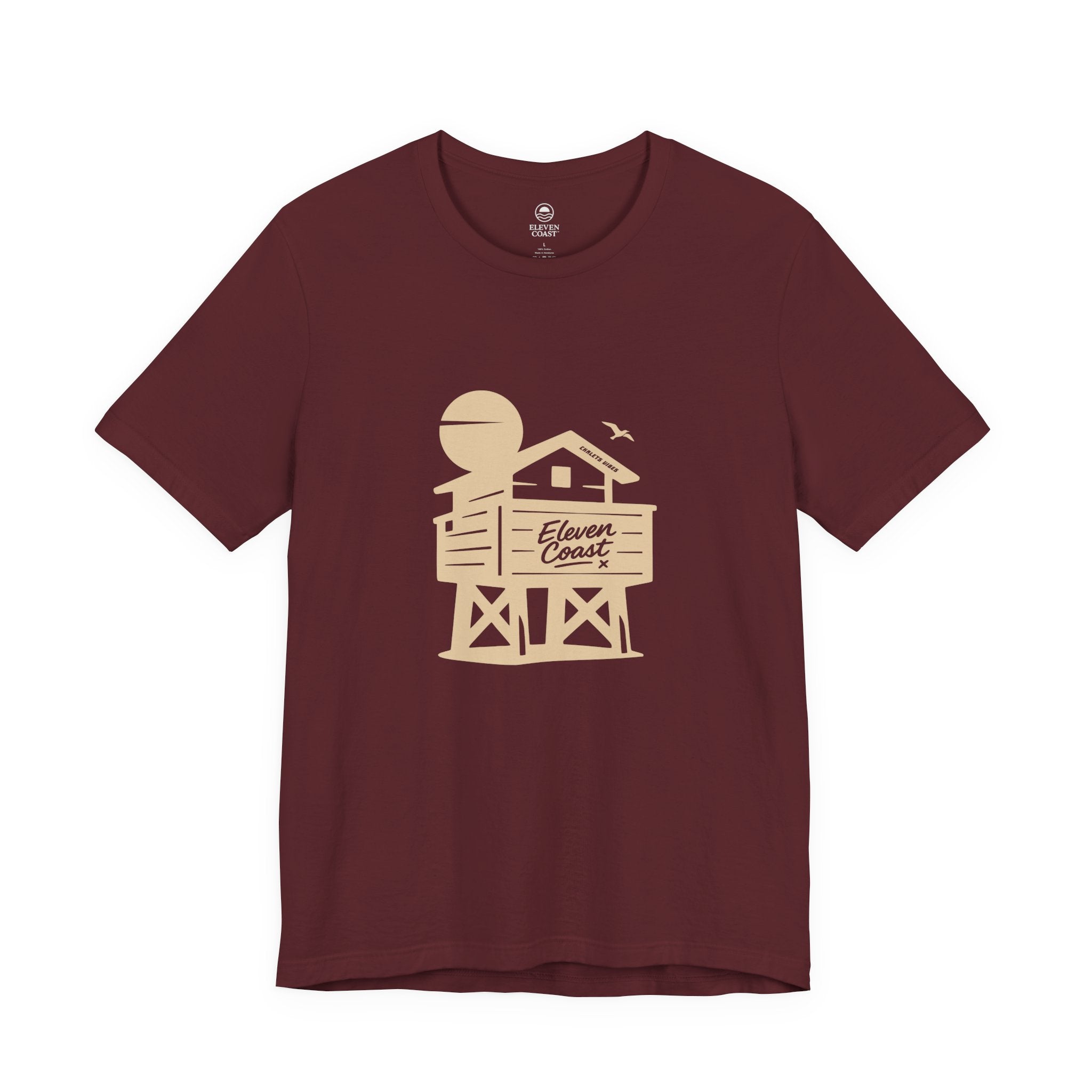 Beach Chalet T-Shirt Women Sand Beige 