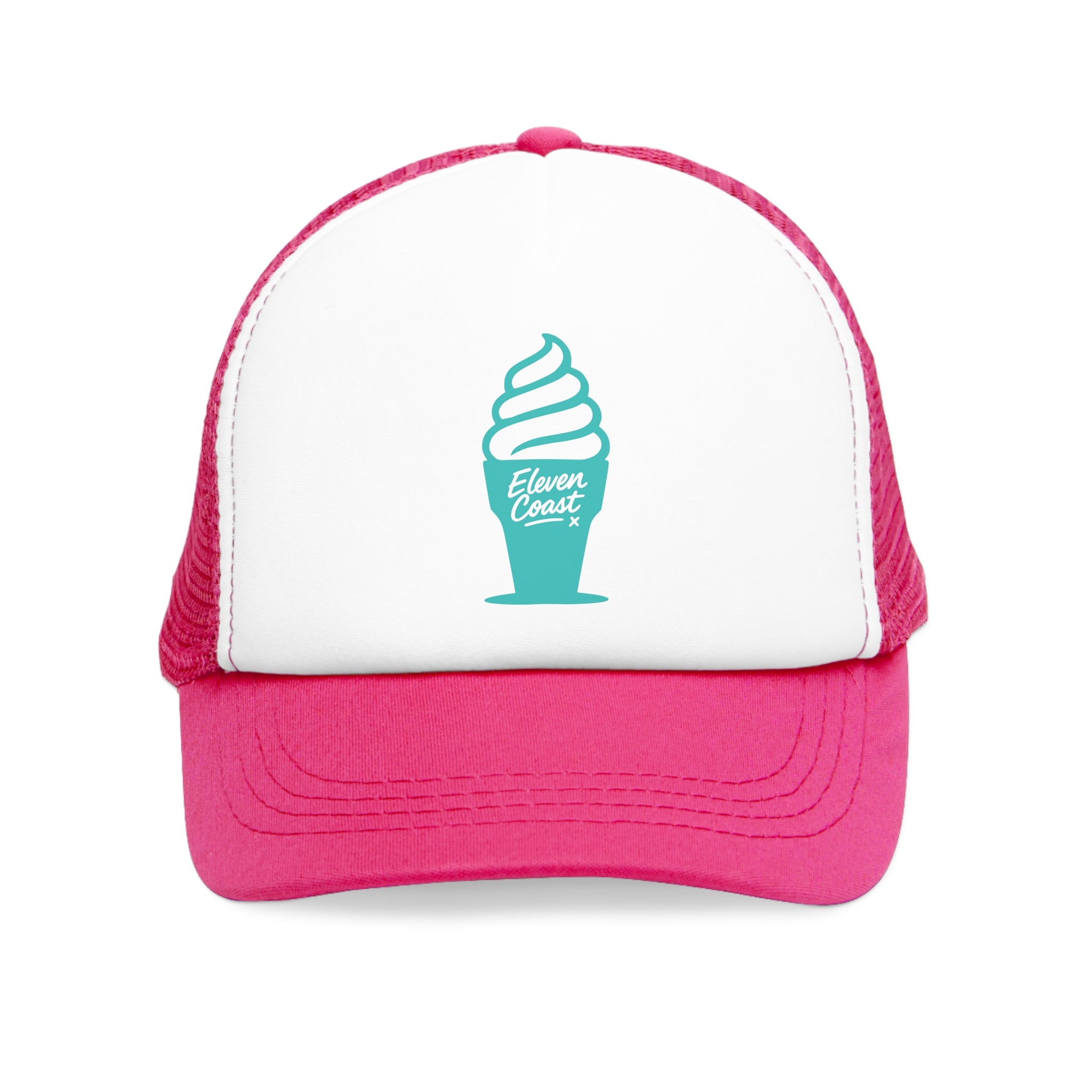 Men's Mint Aqua Ice Cream Cap #en:color_pink,fr:couleur_rose