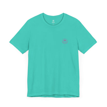 T Shirt For Men Casual Hibiscus Floral Lavender 