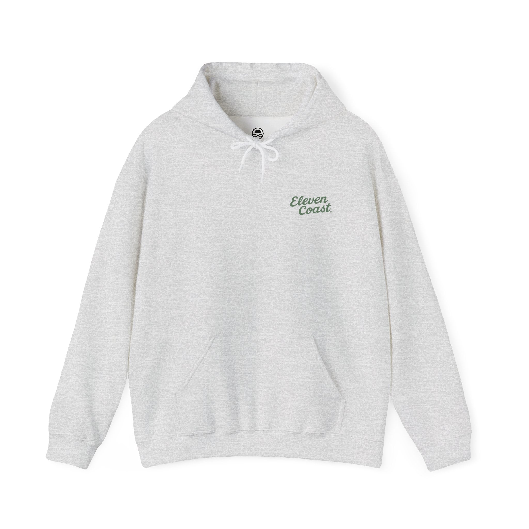 Women’s Cactus Green Script Hoodie #en:color_ash,fr:couleur_cendre