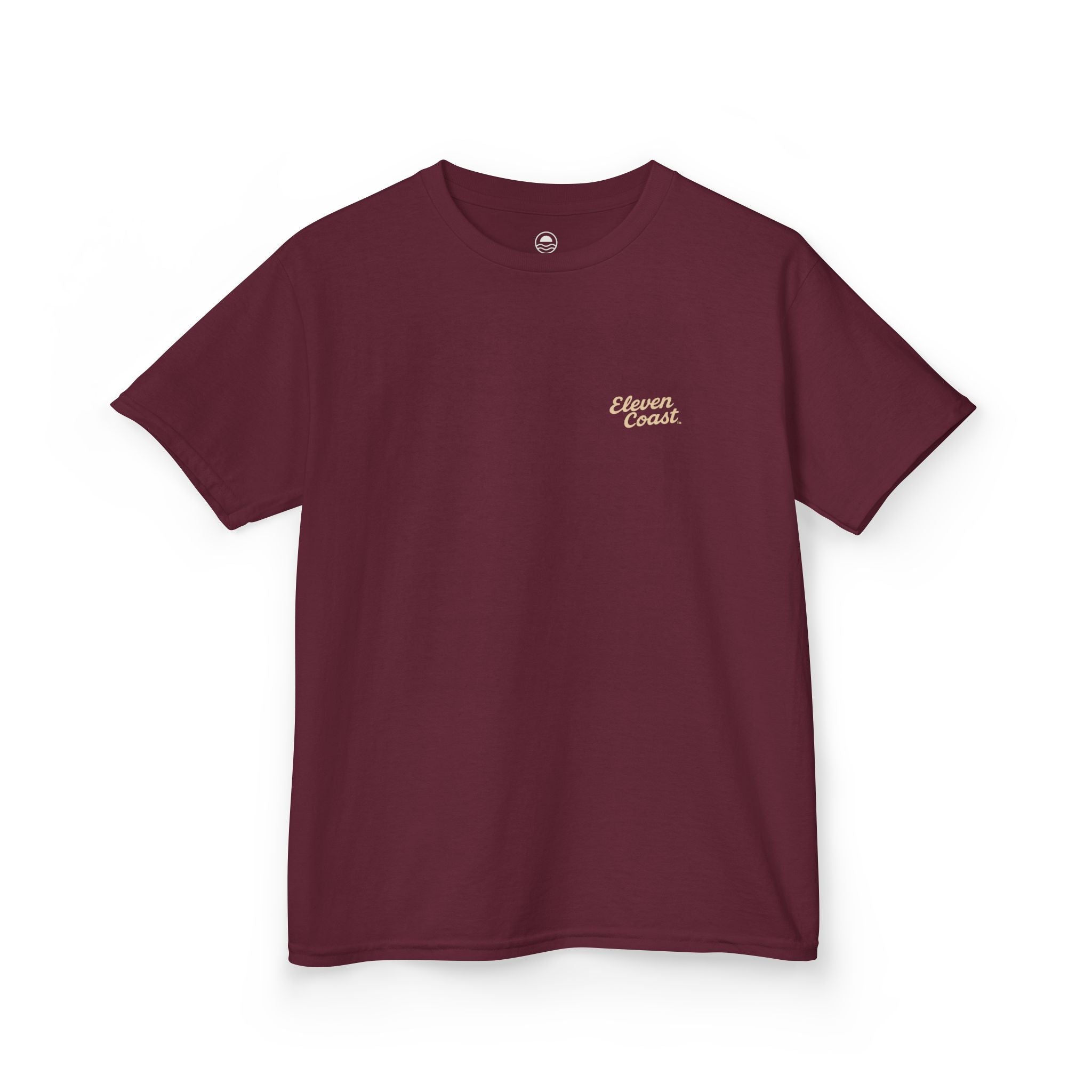 Kids Beach Chalet Shirt Sand Beige #en:color_maroon,fr:couleur_bordeaux