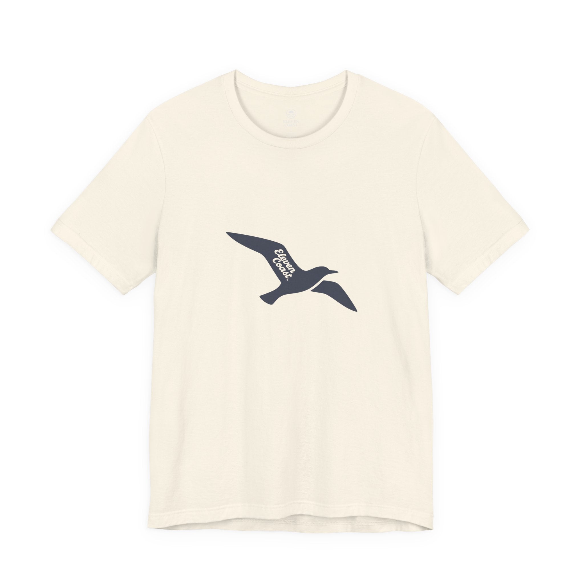 Men's Navy Seagull Silhouette T-Shirt #en:color_natural,fr:couleur_naturel