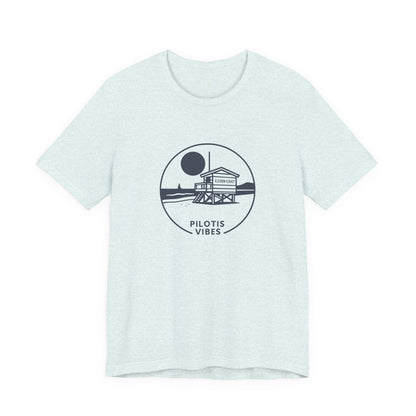 Navy Lifeguard Hut T-Shirt Men Pilotis Vibes 