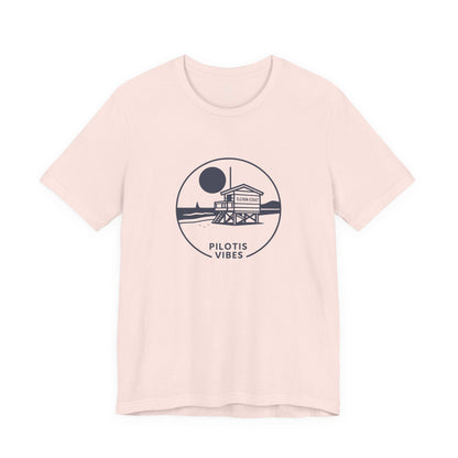 Navy Lifeguard Hut T-Shirt Men Pilotis Vibes 