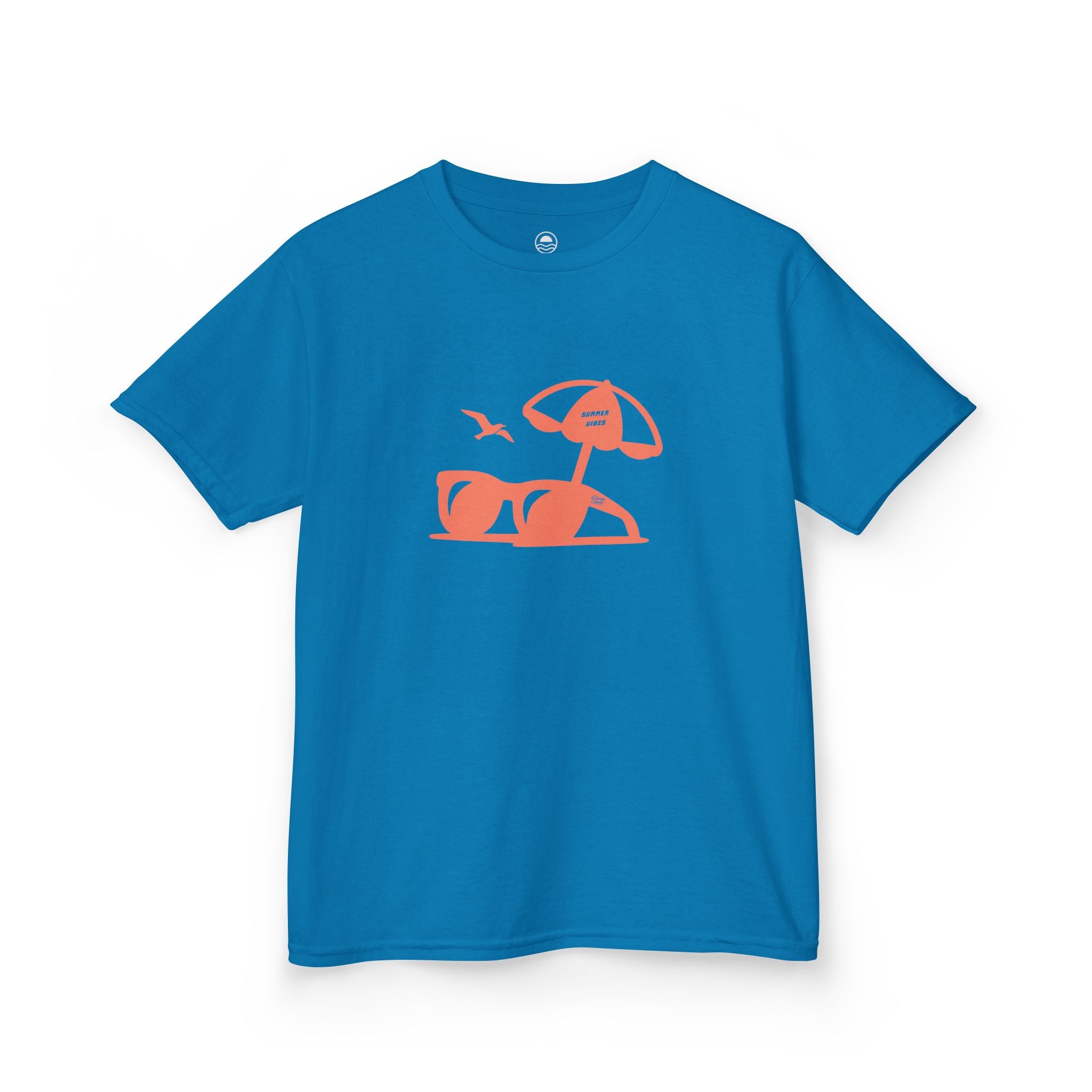 Kids Summer Tee With Sunglasses Silhouette 