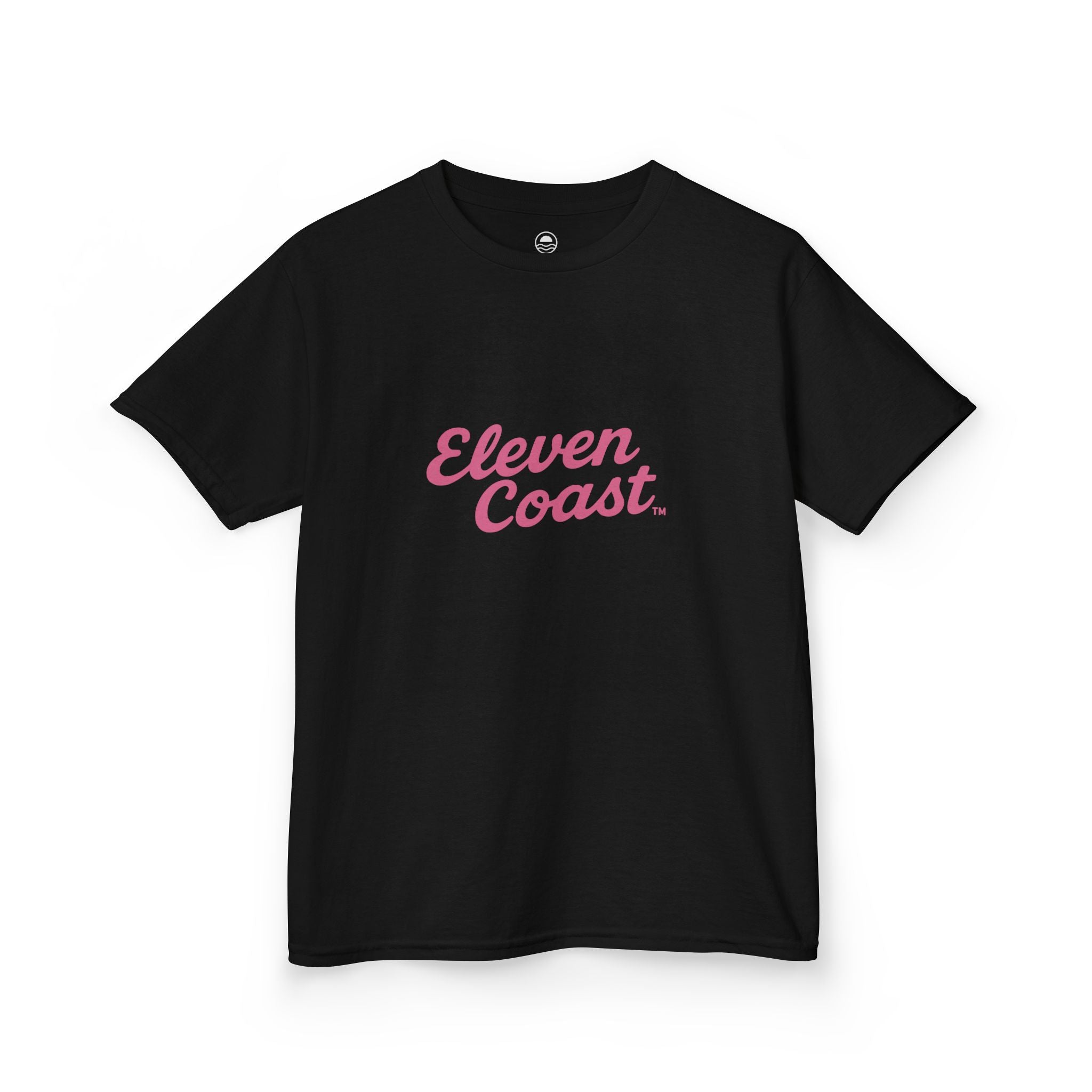 Kids Pink Script Shirt Signature Tee #en:color_black,fr:couleur_noir