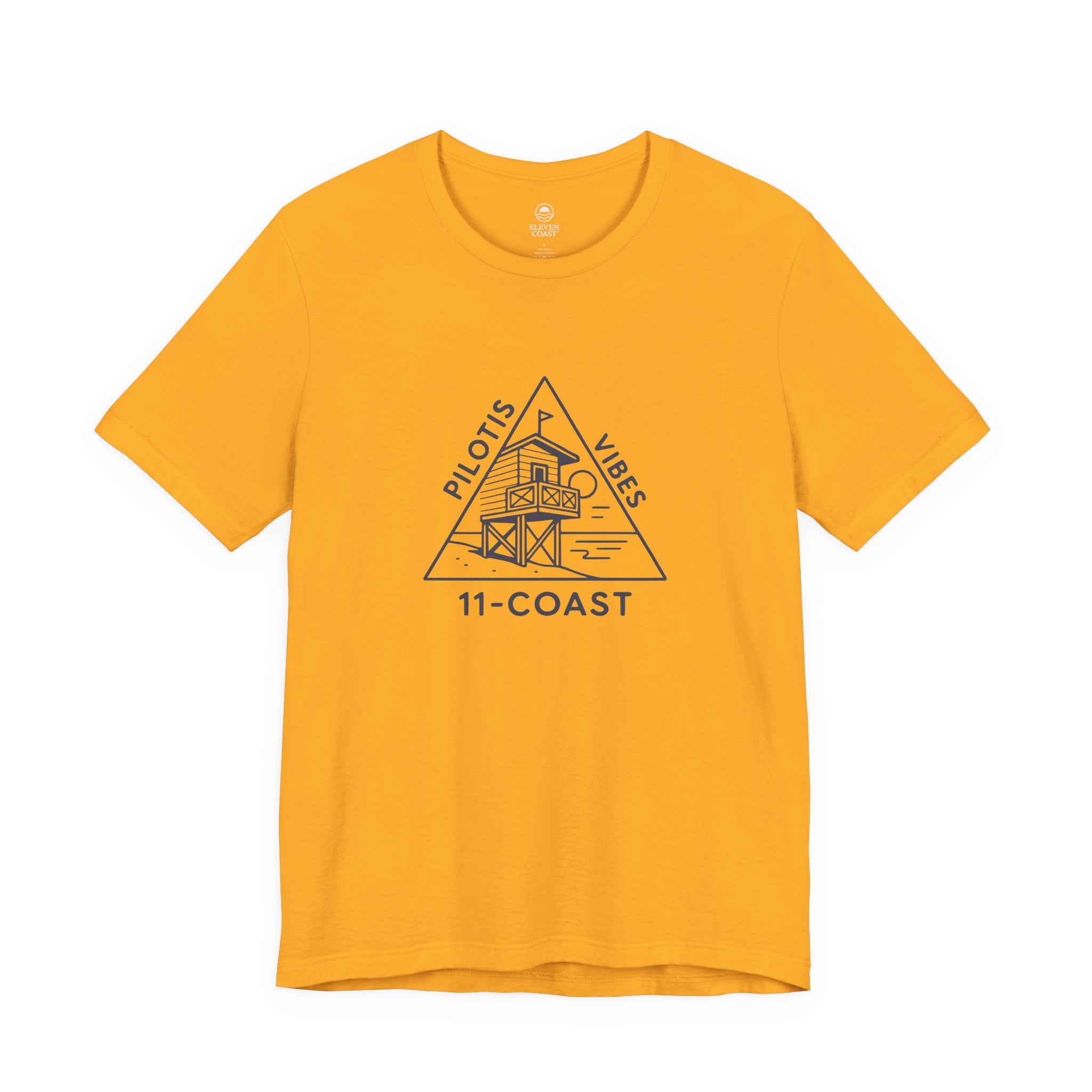 Pilotis Vibes Women Navy T-Shirt Badge 
