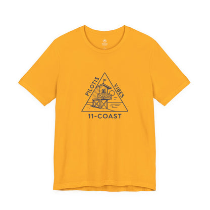 Pilotis Vibes Women Navy T-Shirt Badge 