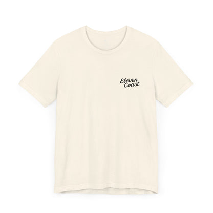 T Shirt For Men Cursive Script Black Design 