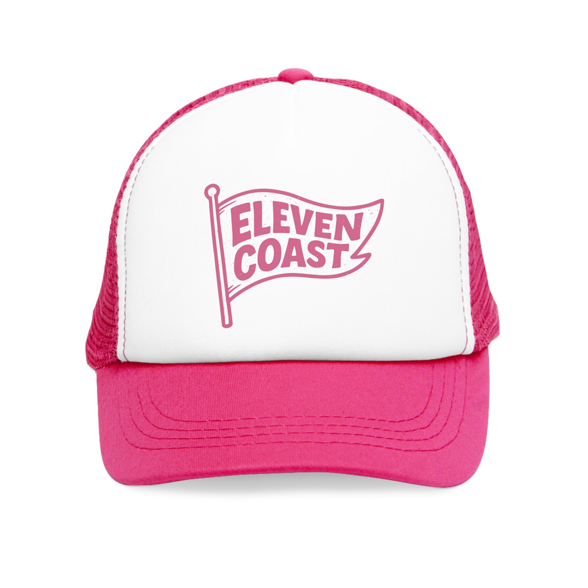 Men's Pink Flag Cap Adjustable Fit #en:color_pink,fr:couleur_rose