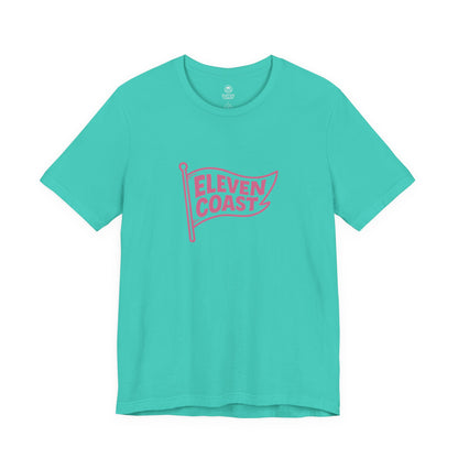 Men's Vintage Flag T-Shirt Pop Pink 