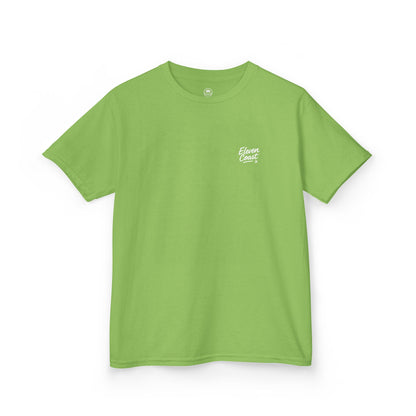 Kids Geometric Beach Huts Tee White 