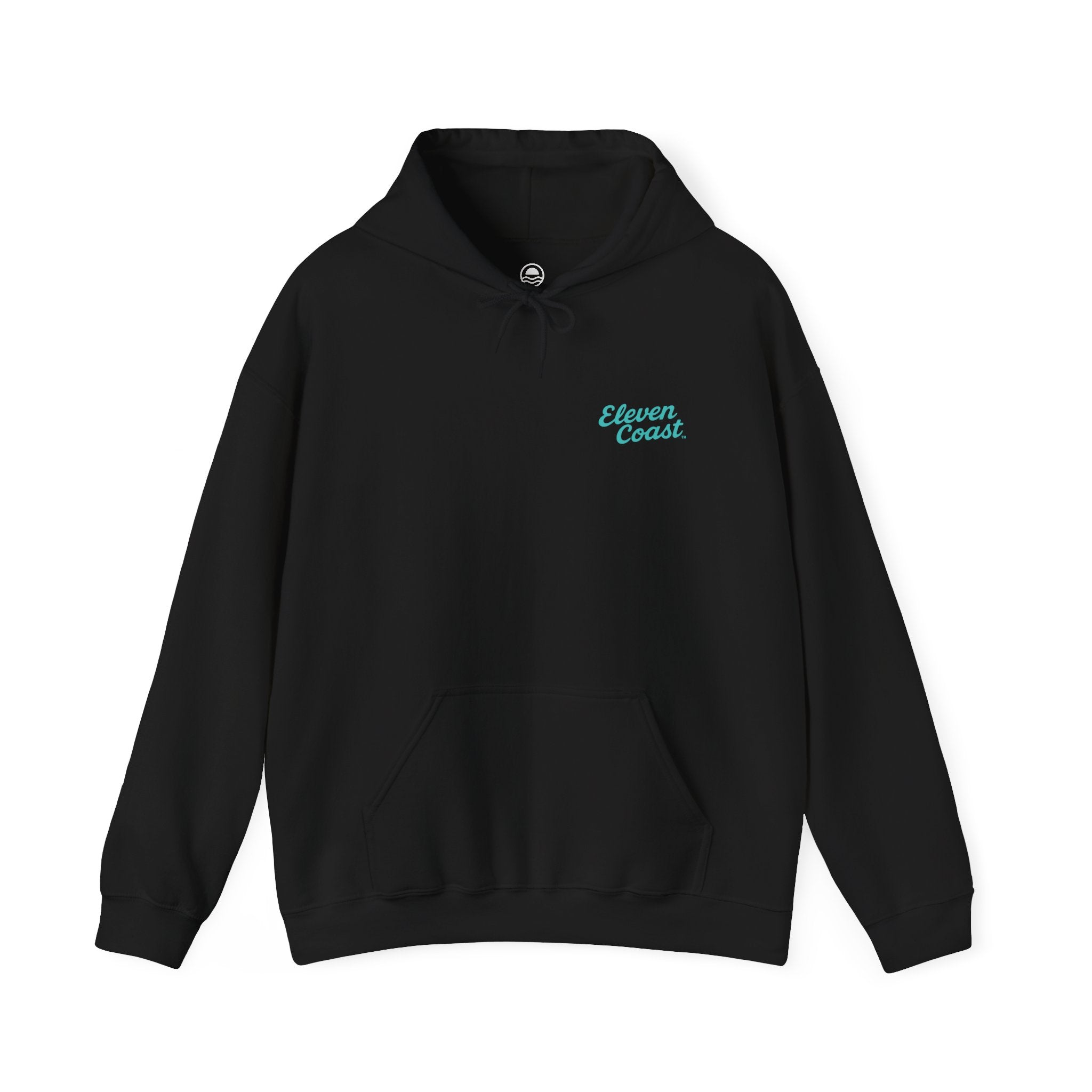 Chalet Vibes Mint Aqua Hoodie Men #en:color_black,fr:couleur_noir