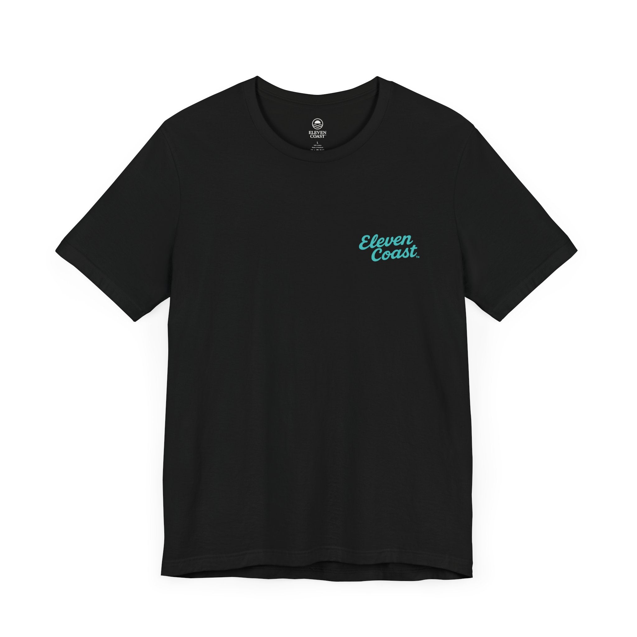 Men's Mint Aqua Seagull T-Shirt #en:color_black,fr:couleur_noir