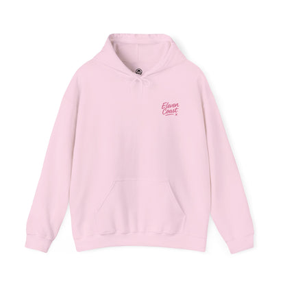 Pink Badge Hoodie For Women 